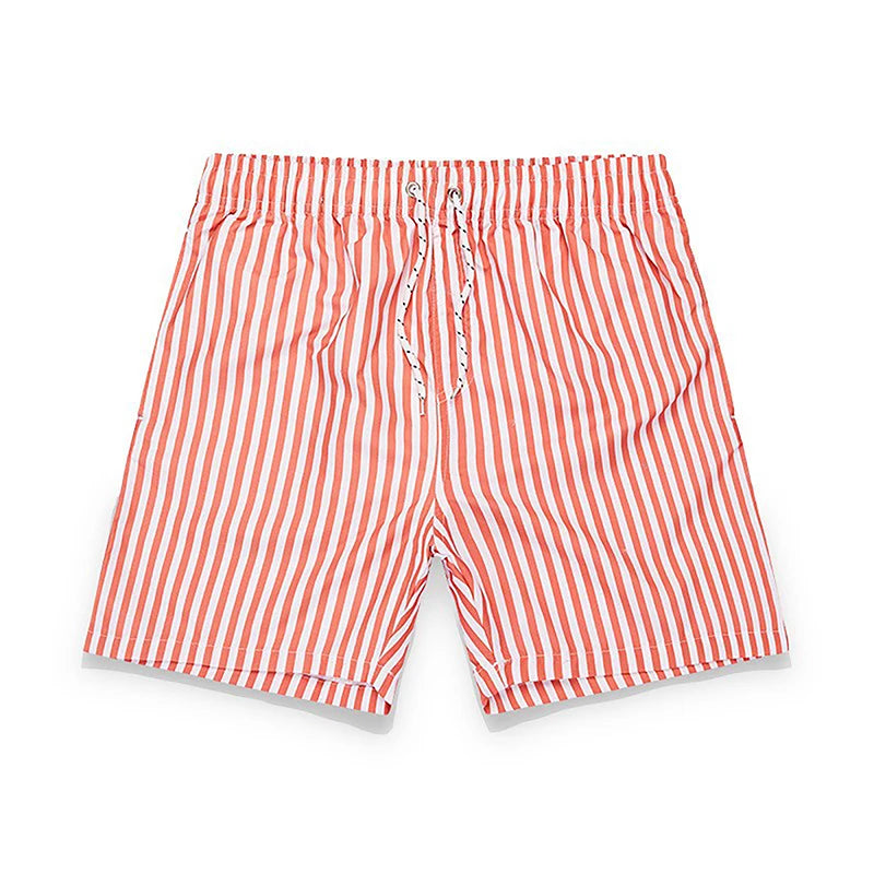 Mens Lightweight Quick Dry Swim Trunks With Mesh Lining Drawstring