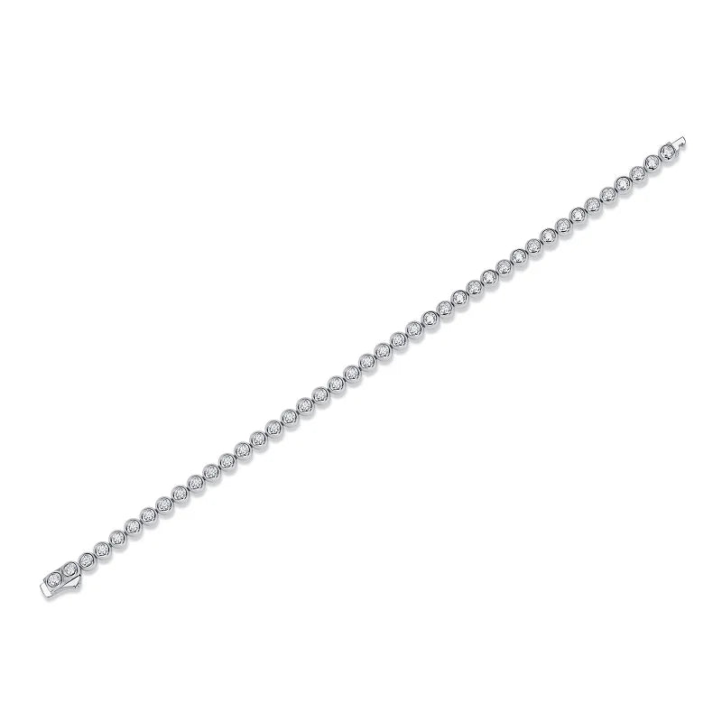 Moissanite Tennis Bracelet 925 Sterling Silver