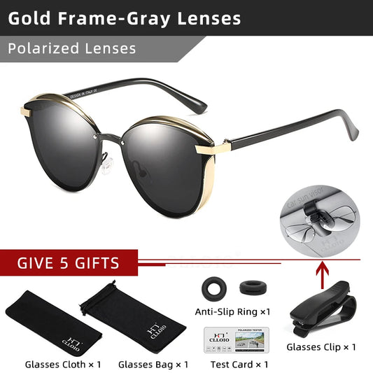 Women's Polarized Cat Eye Sunglasses Driving Shades