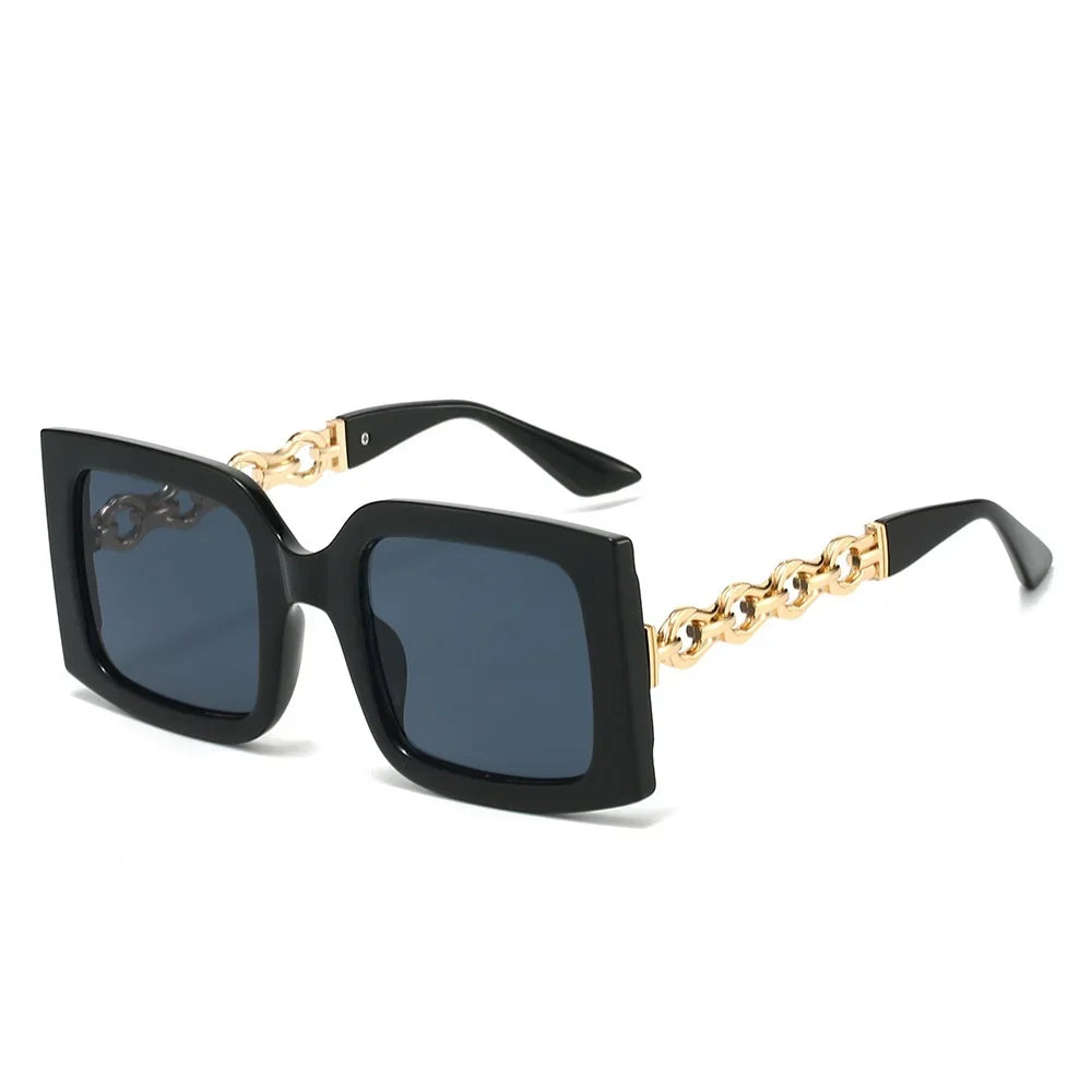 Square Sunglasses Women Gradient UV400