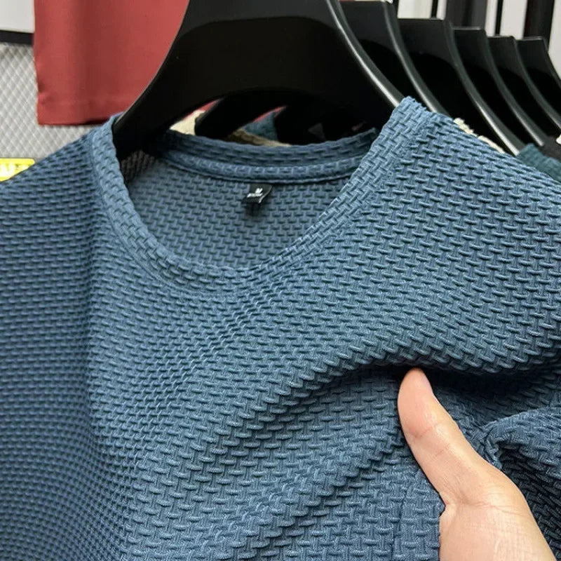 Men's Short Sleeve T Shirt Breathable Polyester