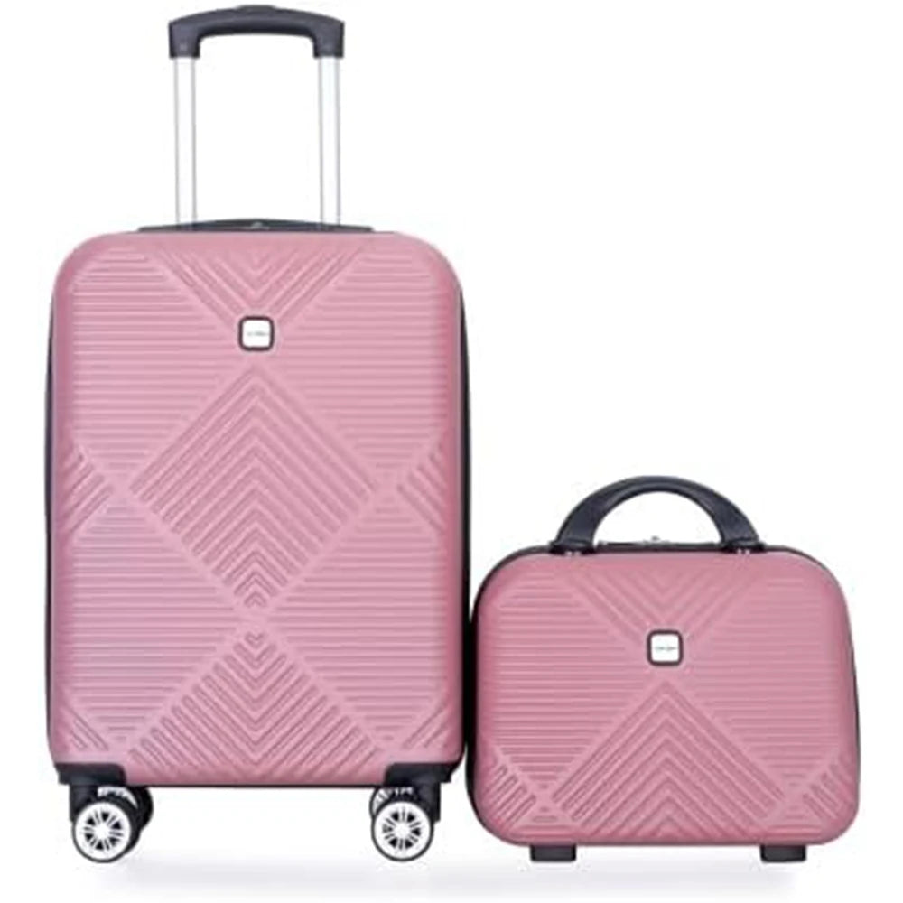 2 Piece ABS Hard side Luggage Set With Spinner Wheels