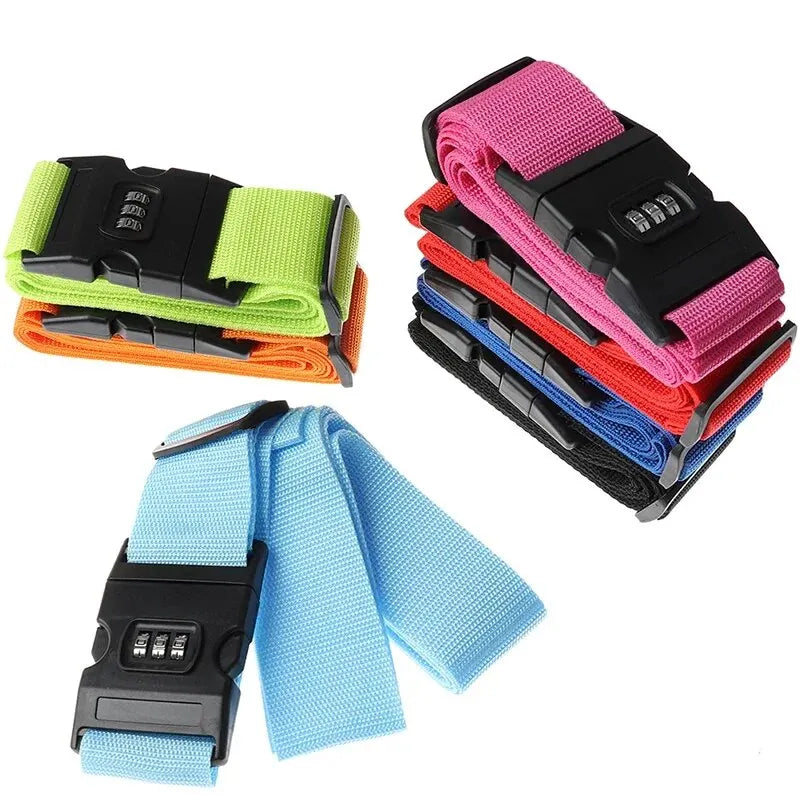Travel Luggage Strap With Password Lock Anti Theft Security Belt