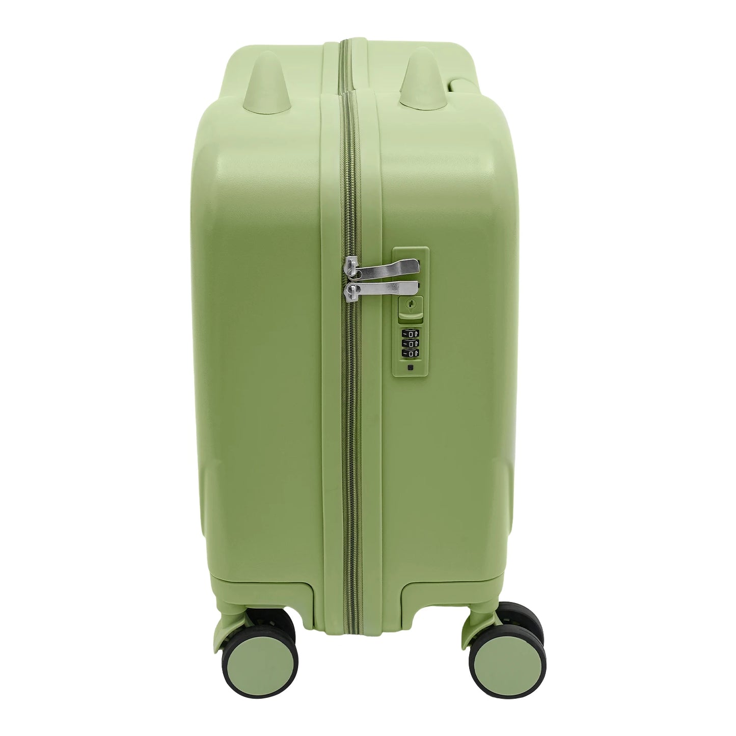 Kids Ride-On Luggage Case Rolling Suitcase With Lock
