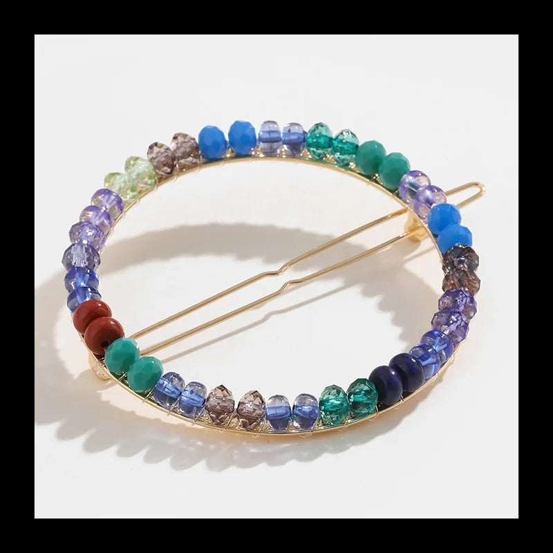 Hairpin Beaded Winding Frog Clip Fashionable Temperament