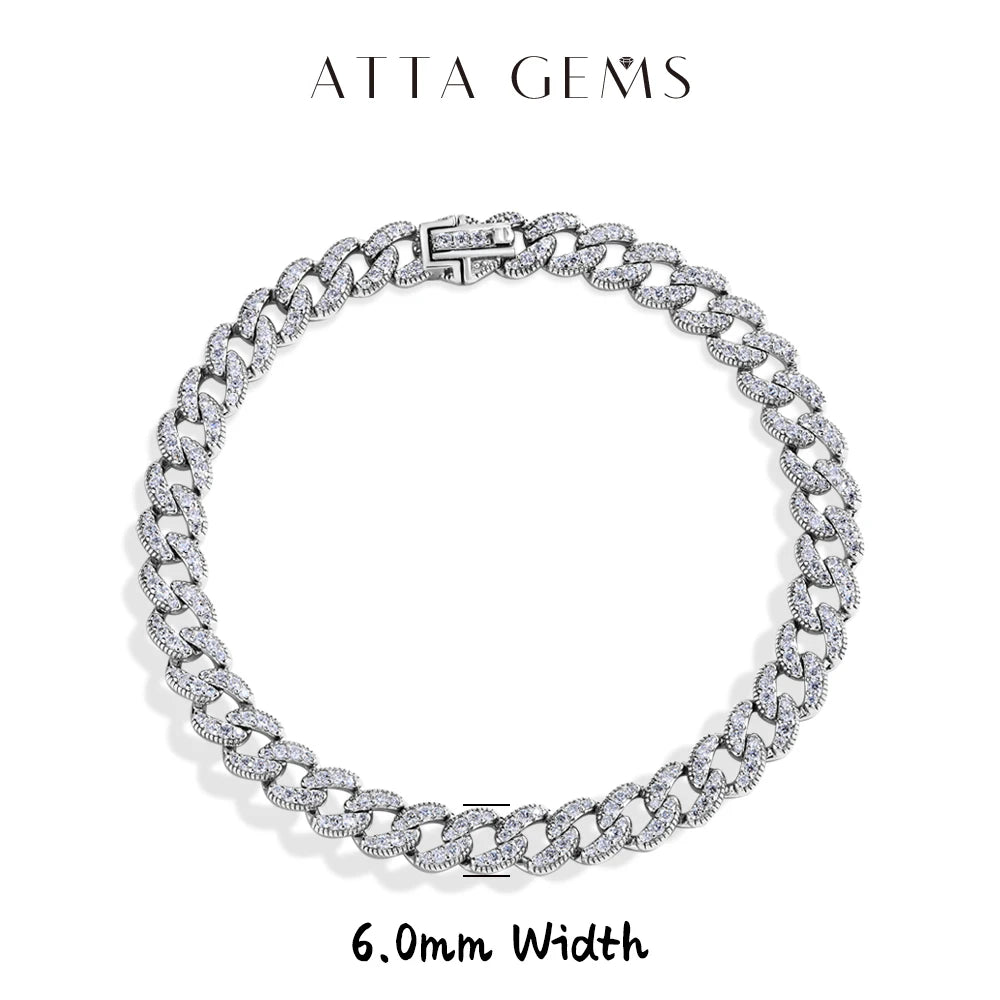 Cuba Chain Bracelet 925 Sterling Silver