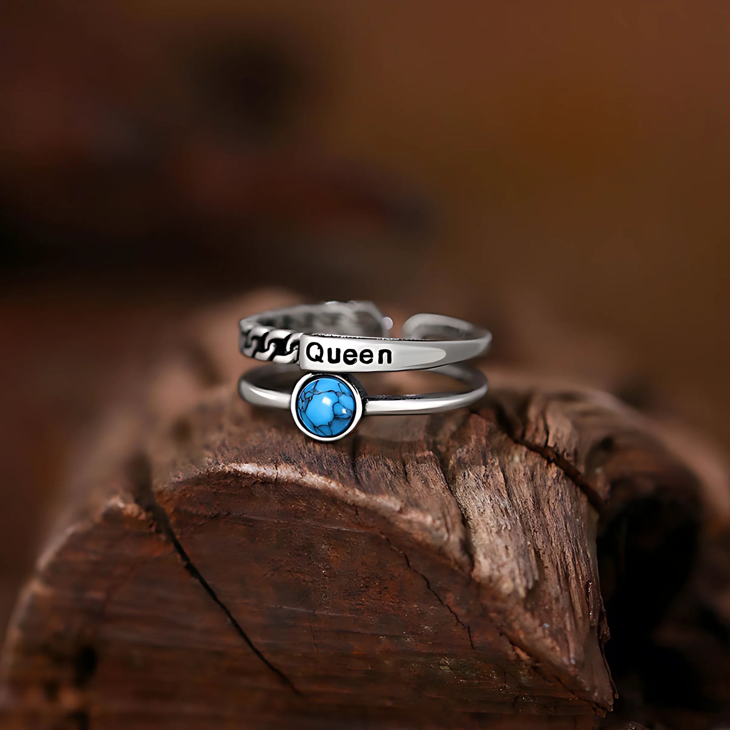 Sterling Silver Hotan Jade Geometric Ring For Women