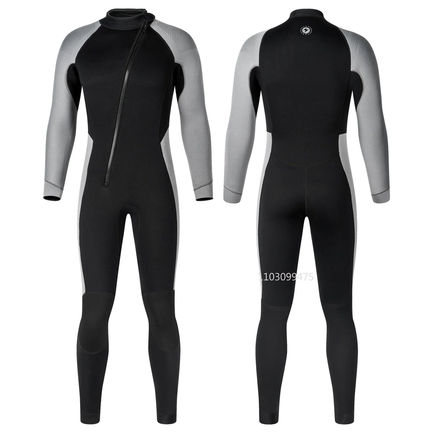 Neoprene Wetsuit For Men Women Front Zip