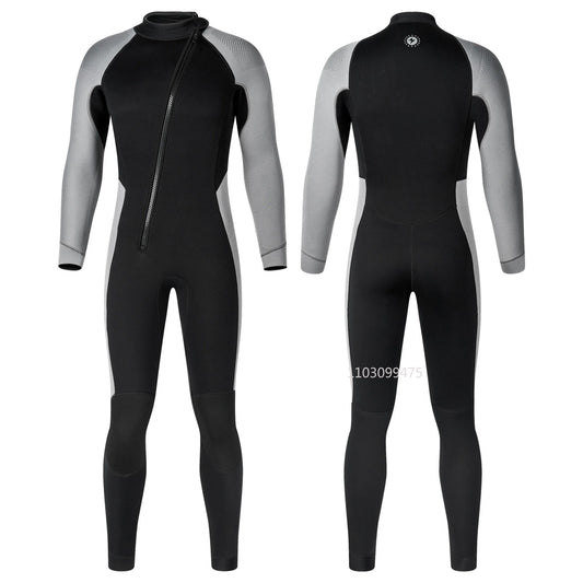 Neoprene Wetsuit For Men Women Front Zip