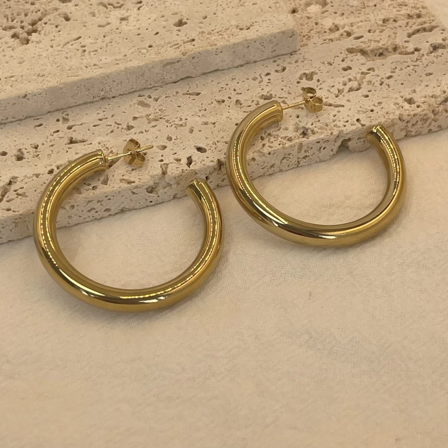 Stainless Steel Hoop Earrings For Women Fashion Trend