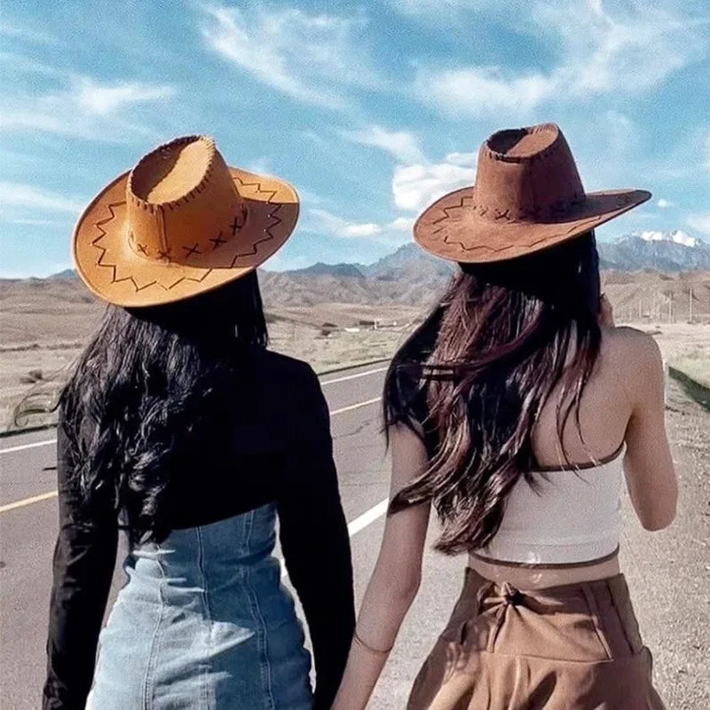 Bride Cowboy Hat For Women Chapeau Cowgirl Western Hat