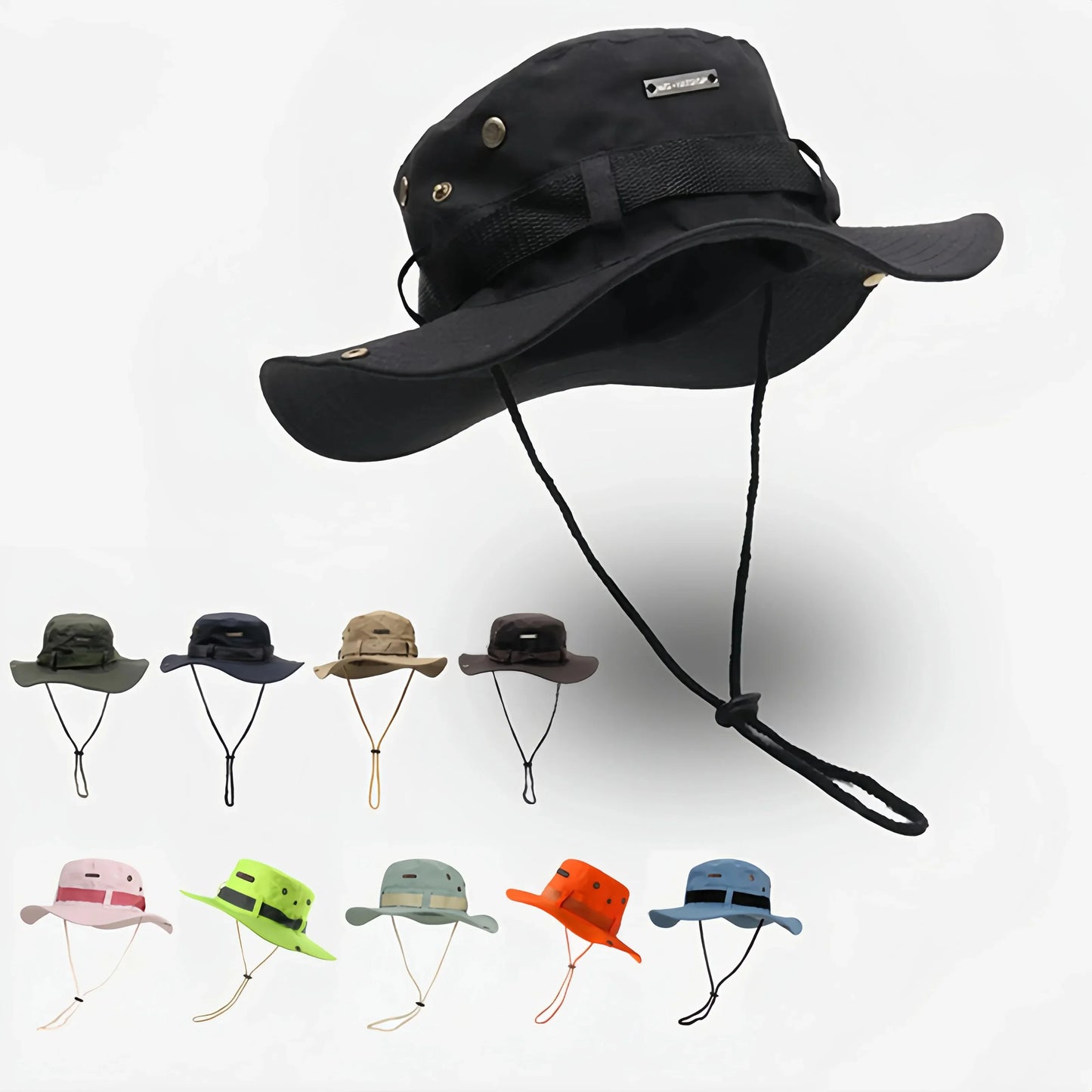 Men Summer Bucket Hat Panama Sunshade for Outdoor Activities
