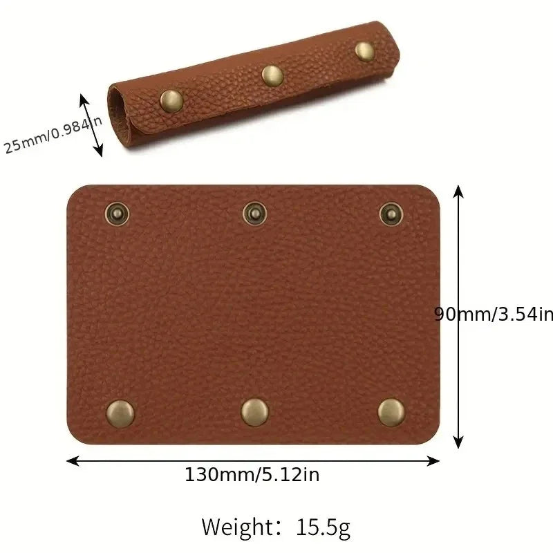 Leather Bag Handle Protective Cover PU Handbag Strap Buckle