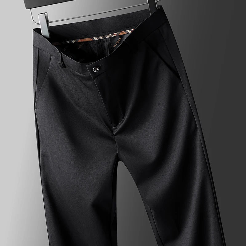 3 Piece Set Men's Four Way Stretch Business Casual Trousers