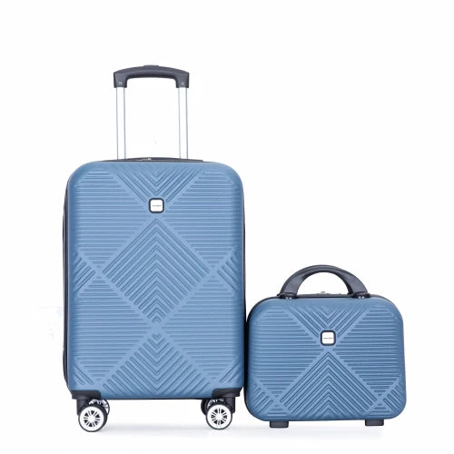 2 Piece ABS Hard side Luggage Set With Spinner Wheels