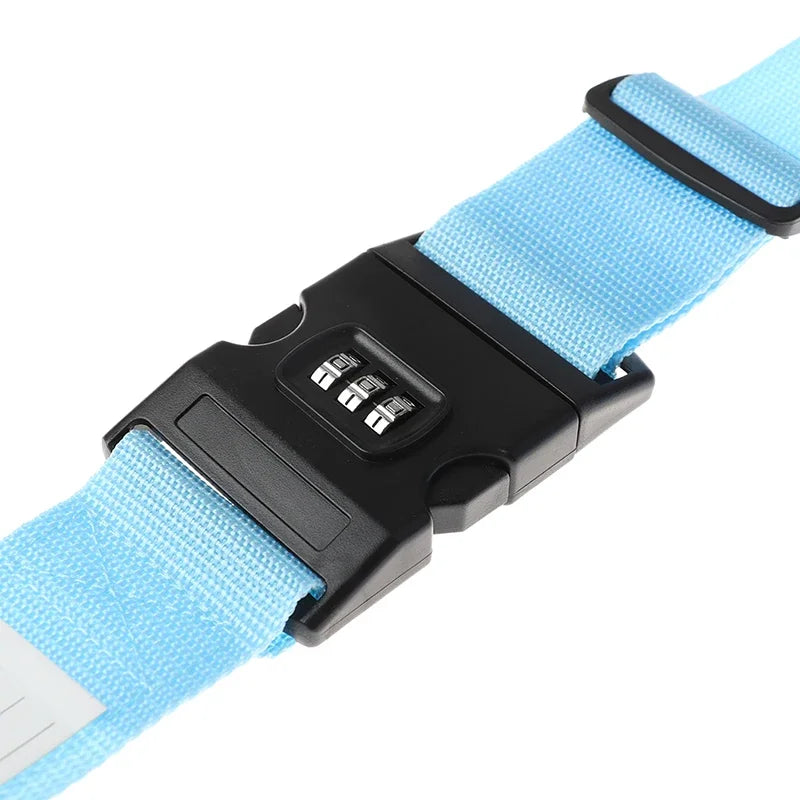 Travel Luggage Strap With Password Lock Anti Theft Security Belt