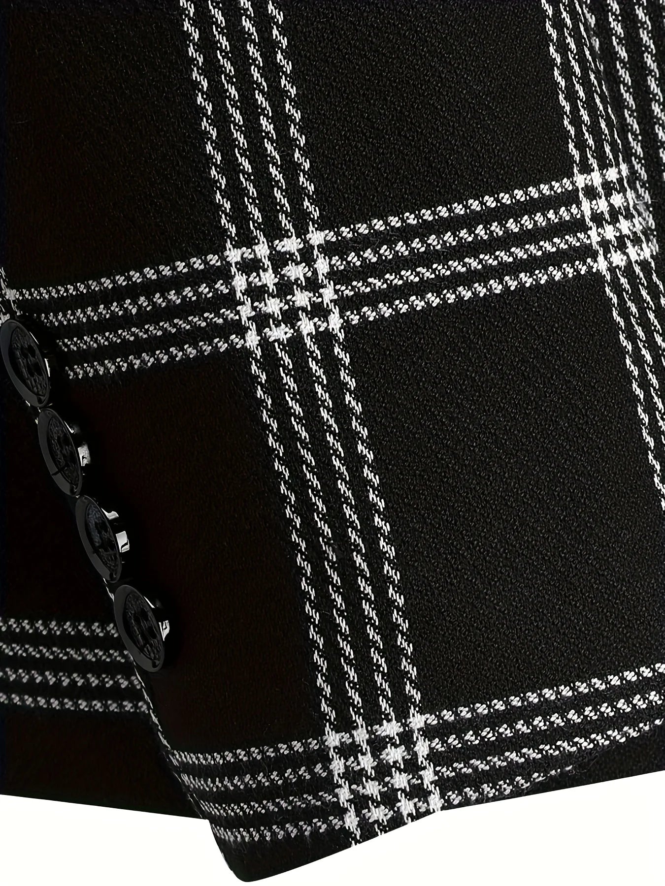 Men's Four Seasons Plaid Suit Two Piece Slim Fit