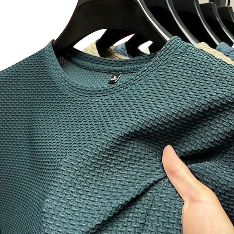 Men's Short Sleeve T Shirt Breathable Polyester