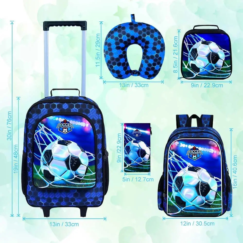 Kids Rolling Luggage Spinner Suitcase For Travel