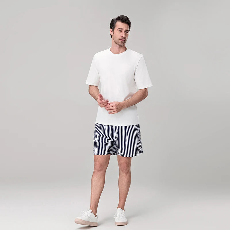 Mens Lightweight Quick Dry Swim Trunks With Mesh Lining Drawstring