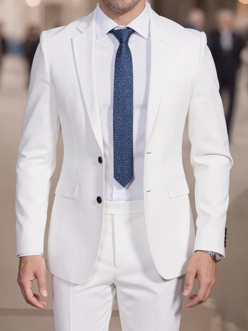 Men's Four Seasons Slim Fit Suit Two Piece Set
