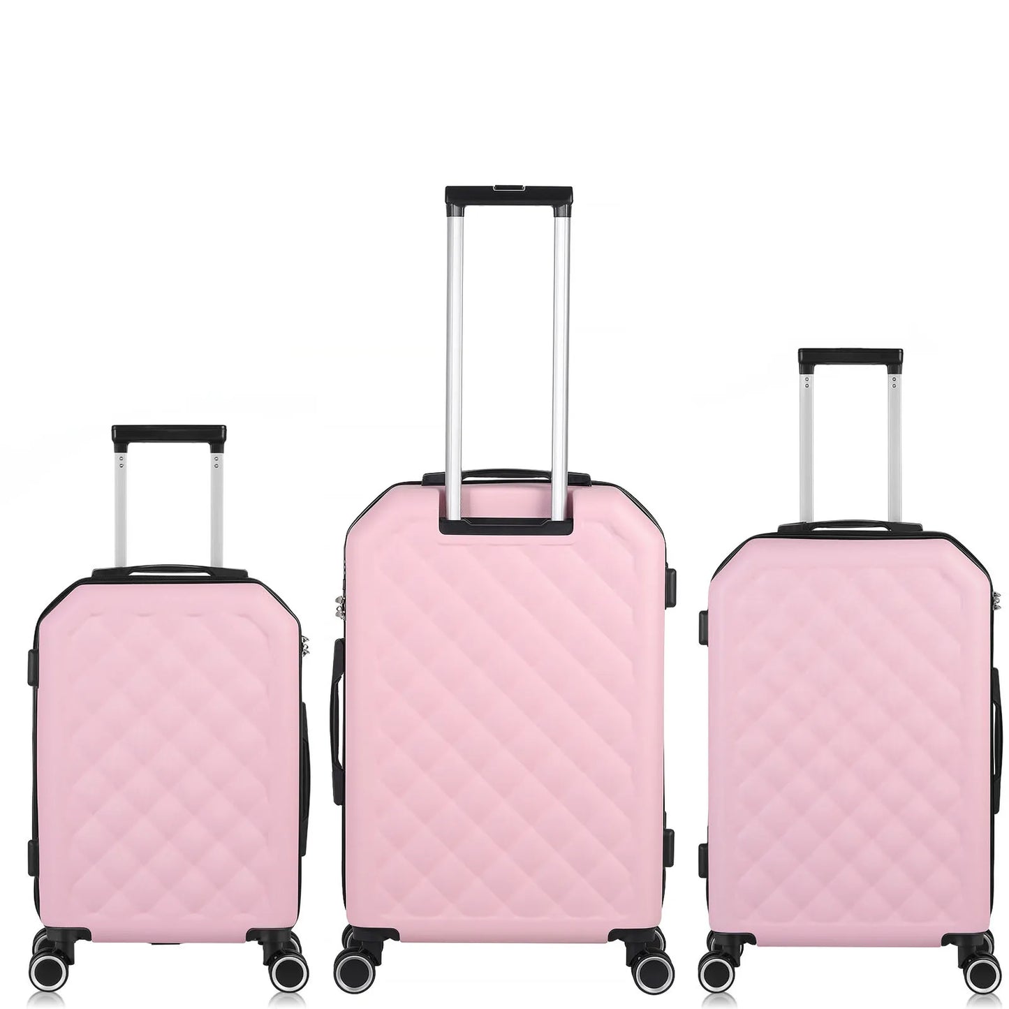 Soft side Spinner Luggage Set Travel Suitcases