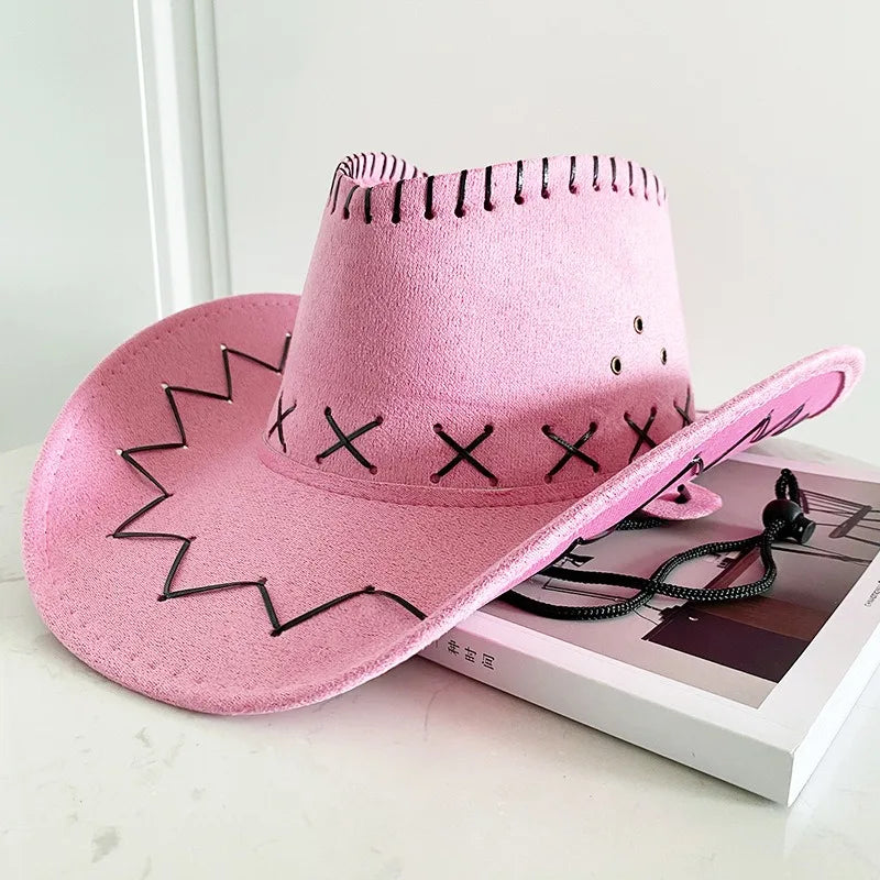 Bride Cowboy Hat For Women Chapeau Cowgirl Western Hat