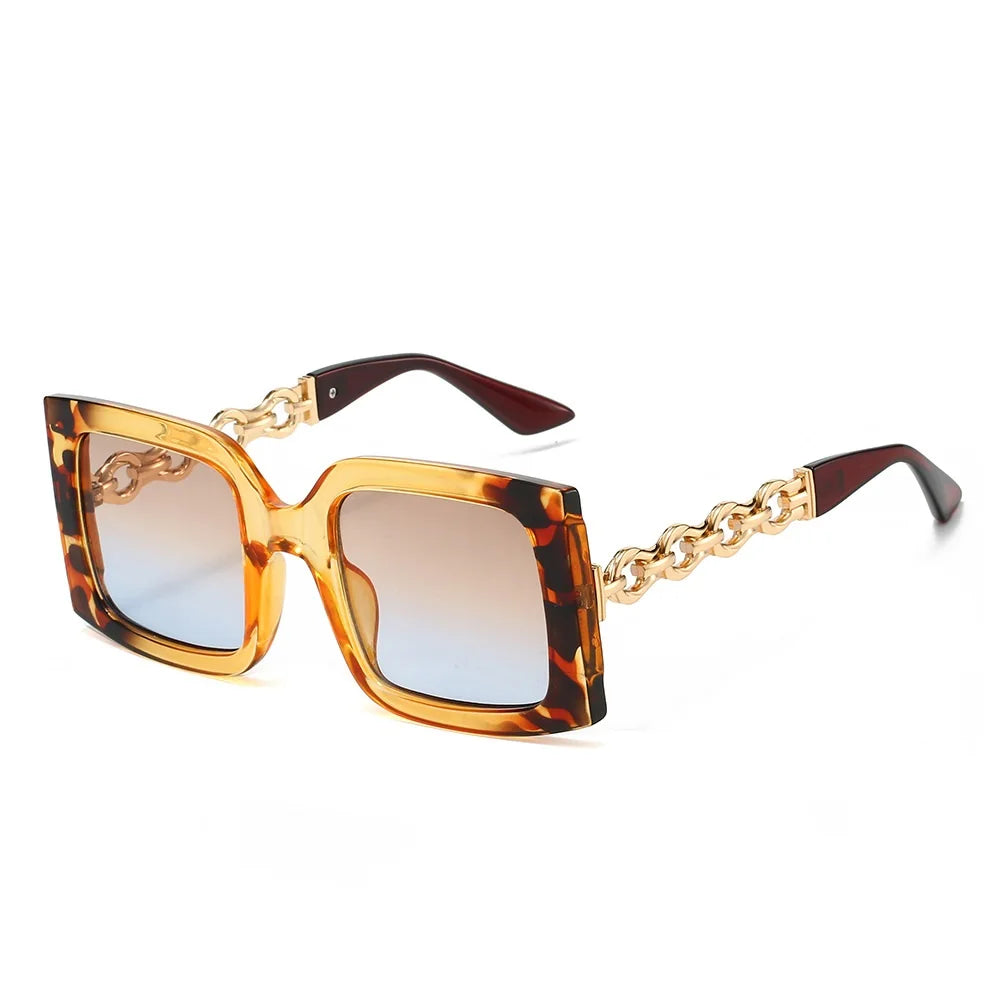 Square Sunglasses Women Gradient UV400