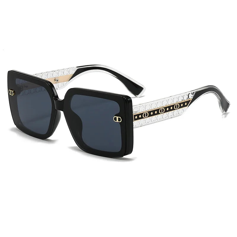 Rhinestone Embellished Sunglasses UV400 Womens Fashion Eyewear