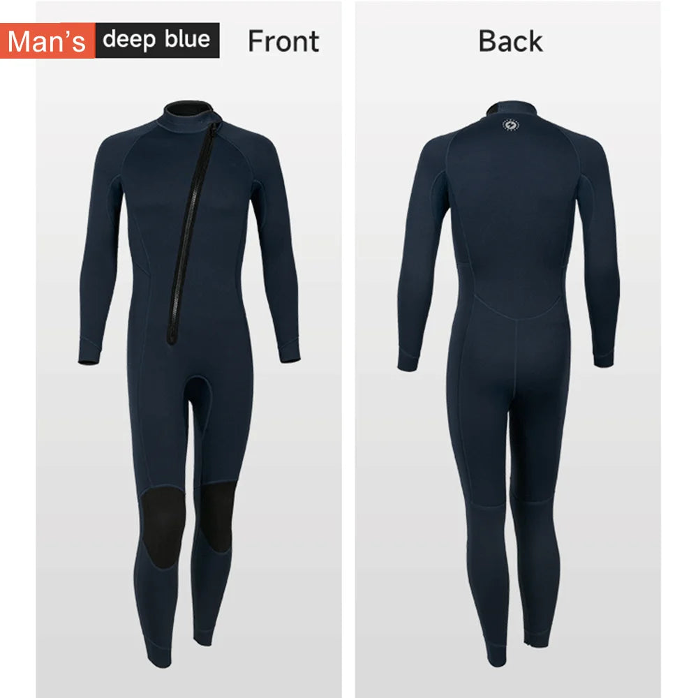 Neoprene Wetsuit For Men Women Front Zip