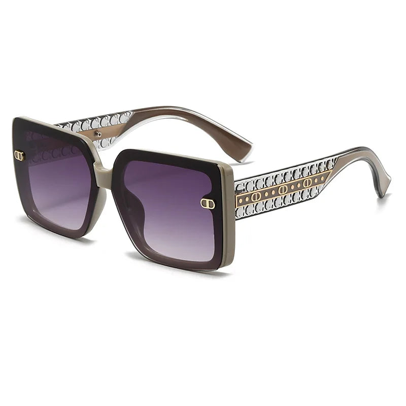 Rhinestone Embellished Sunglasses UV400 Womens Fashion Eyewear