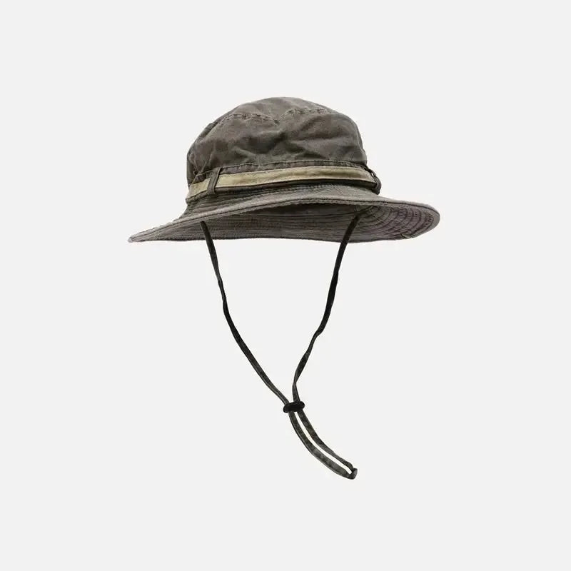 Men Summer Bucket Hat Panama Sunshade for Outdoor Activities