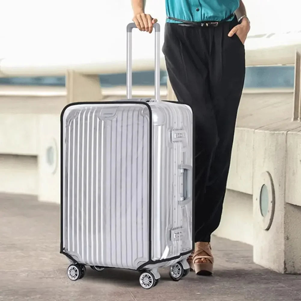 Transparent Thickened PVC Luggage Cover Waterproof Protector For Suitcases