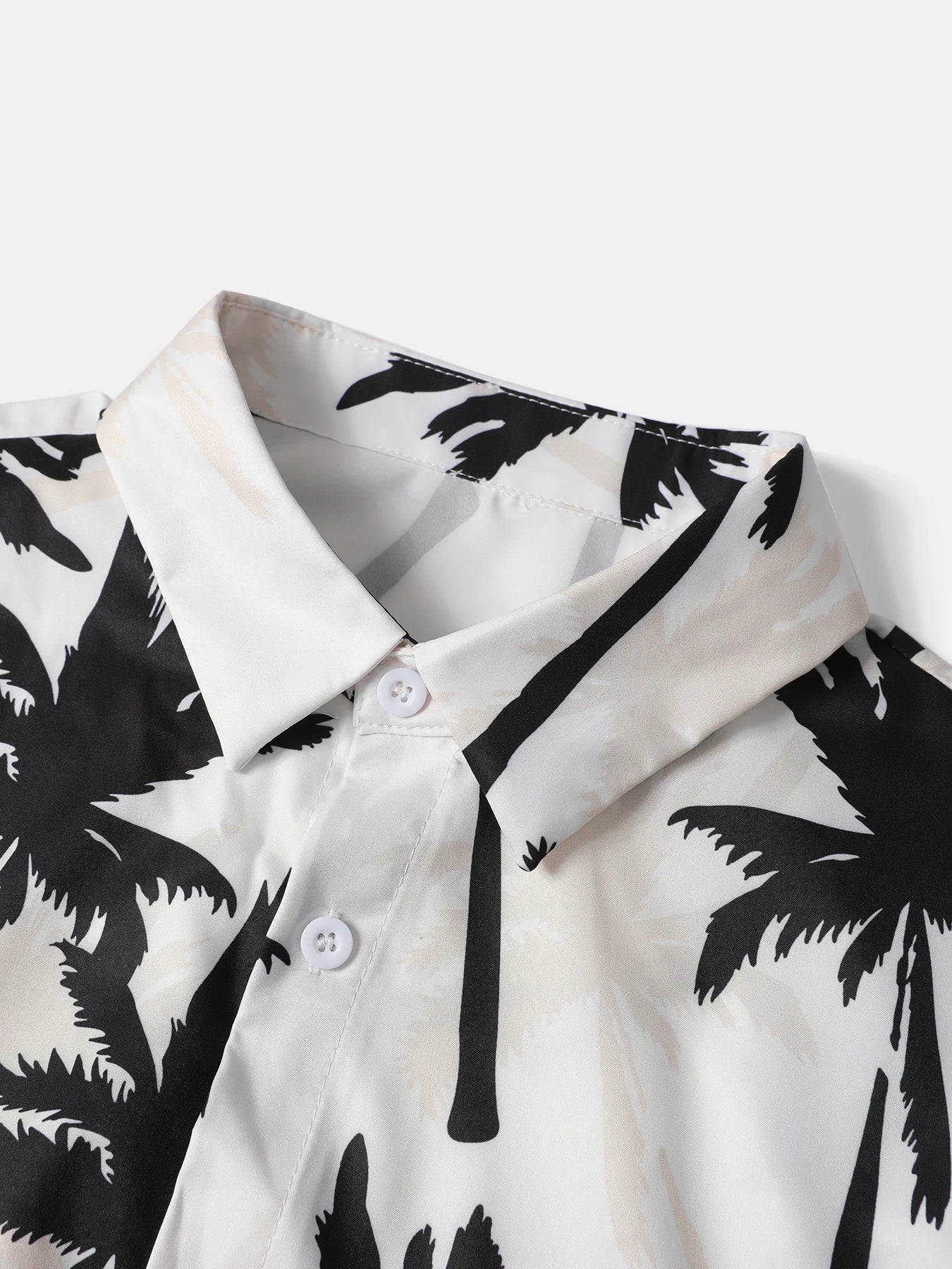 Men's Button Down Shirt and Drawstring Pants Set