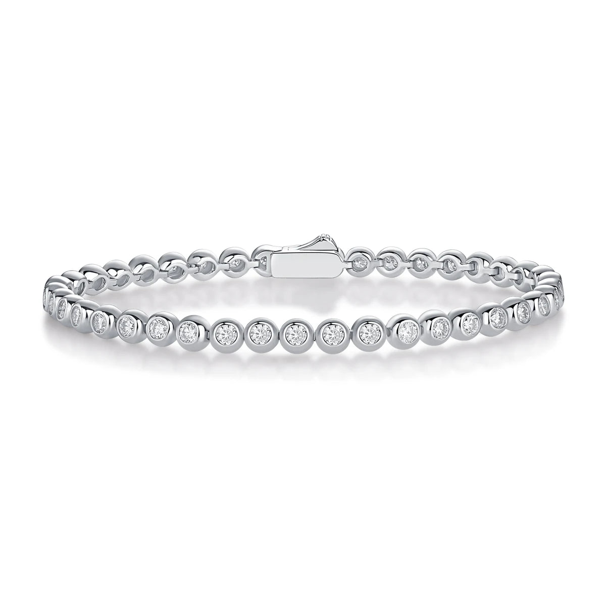 Moissanite Tennis Bracelet 925 Sterling Silver
