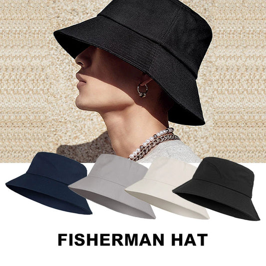 Fisherman Hat Sun Protection Double Sided For Big Head Men