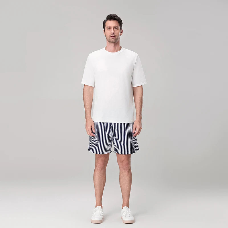 Mens Lightweight Quick Dry Swim Trunks With Mesh Lining Drawstring