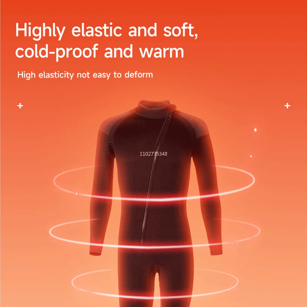 Neoprene Wetsuit For Men Women Front Zip