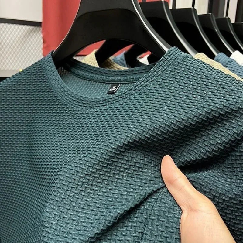 Men's Short Sleeve T Shirt Breathable Polyester