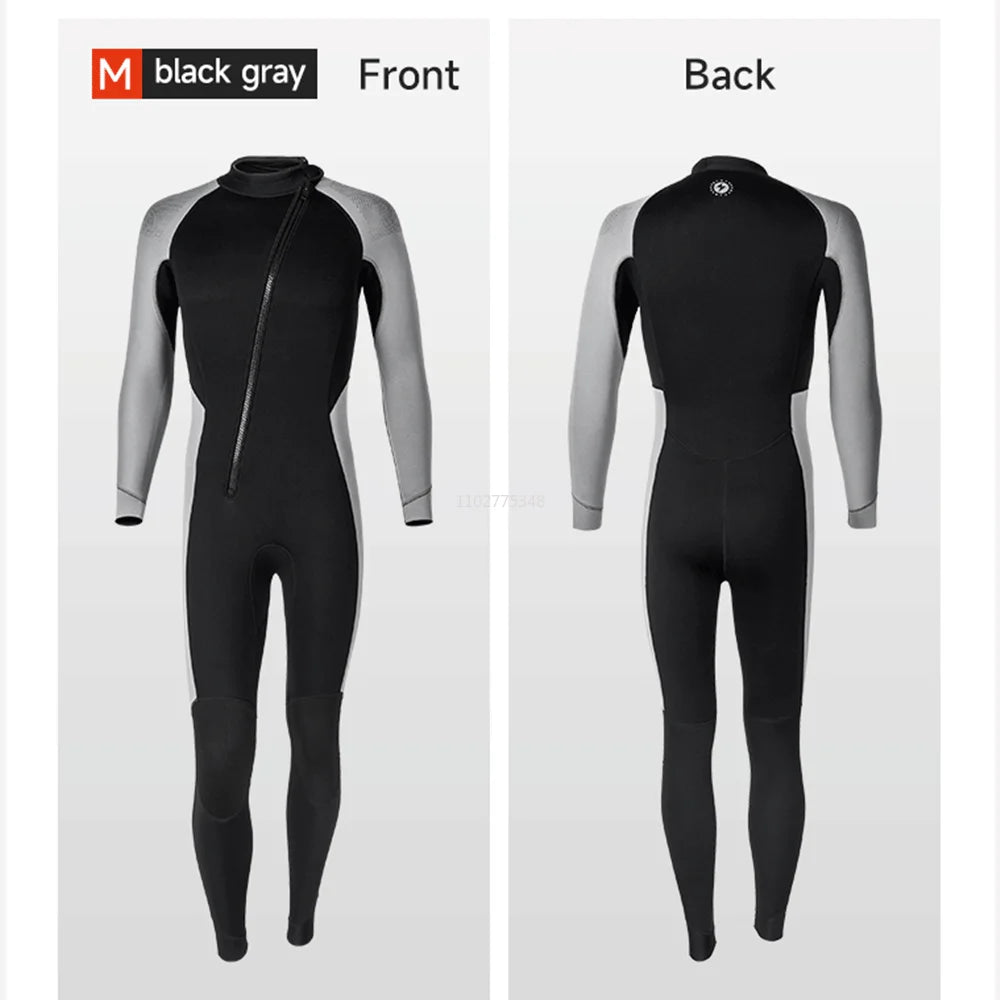 Neoprene Wetsuit For Men Women Front Zip