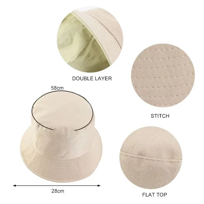 Unisex Foldable Bucket Hat Sun Protection Outdoors