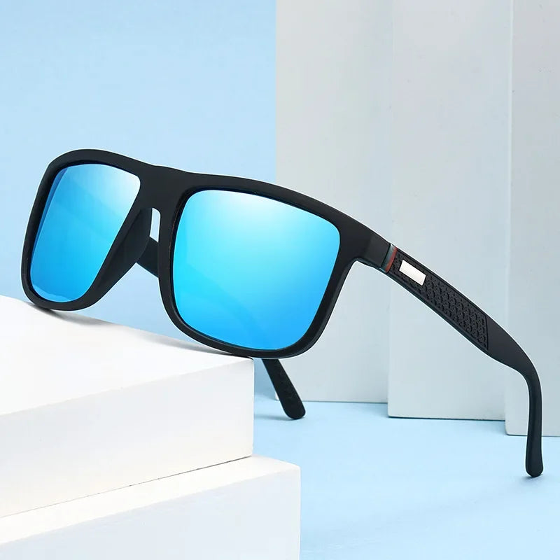 Polarized UV400 Sunglasses Unisex Square Design Eyewear