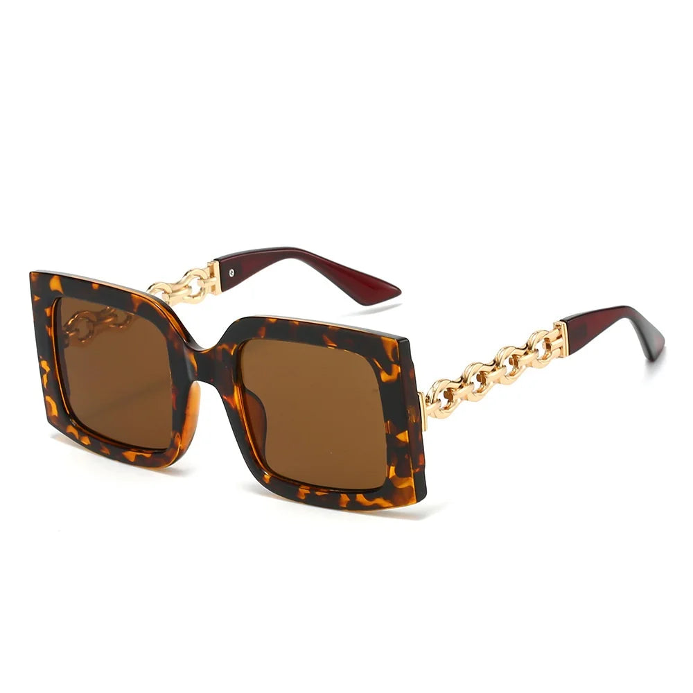 Square Sunglasses Women Gradient UV400