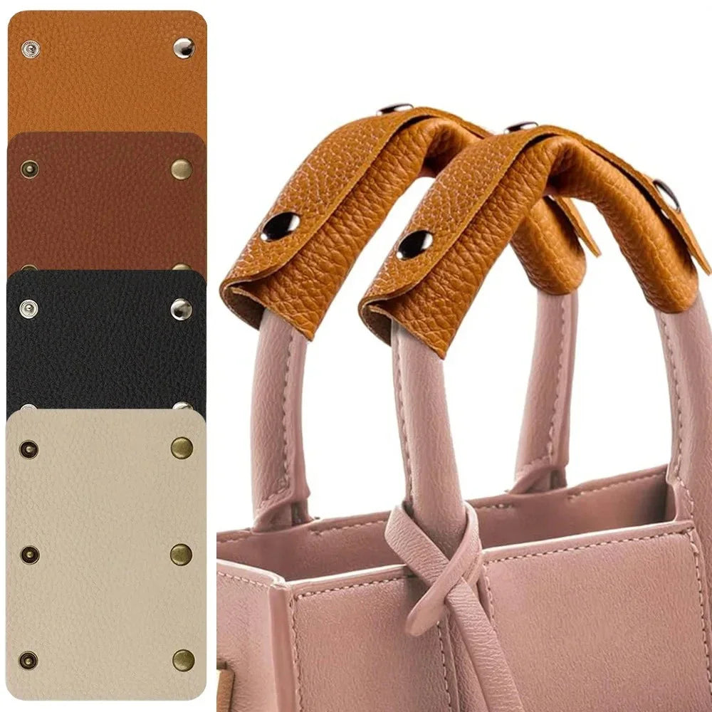 Leather Bag Handle Protective Cover PU Handbag Strap Buckle