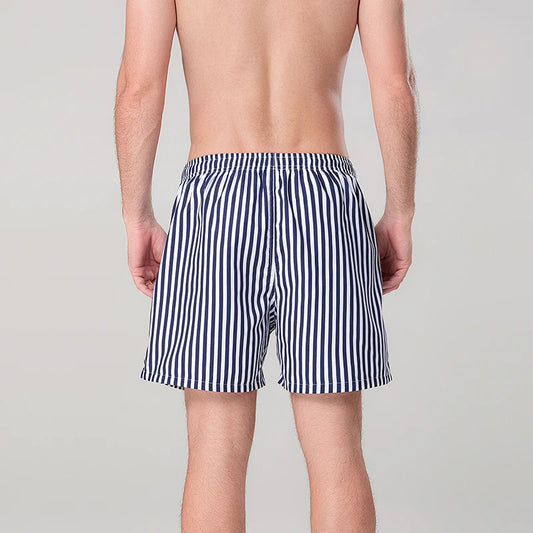 Mens Lightweight Quick Dry Swim Trunks With Mesh Lining Drawstring