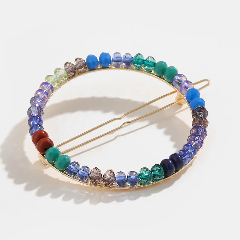 Hairpin Beaded Winding Frog Clip Fashionable Temperament